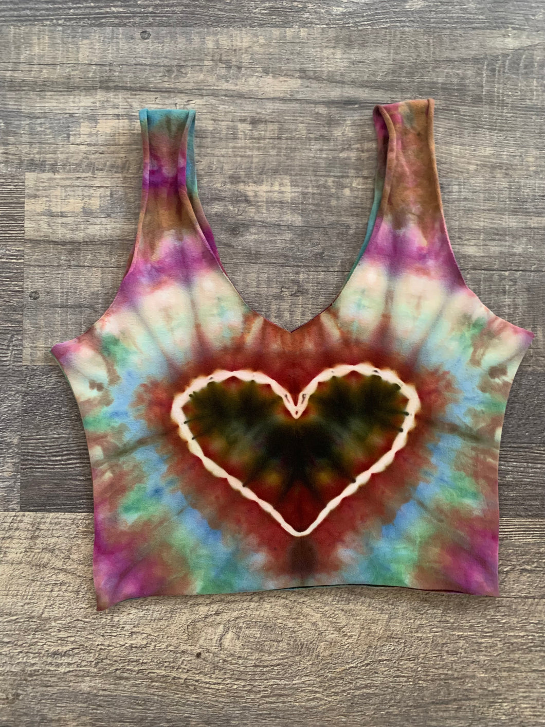 Medium Handmade Reversible Crop Top