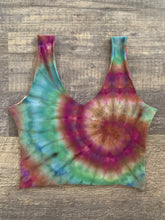 Load image into Gallery viewer, Medium Handmade Reversible Crop Top
