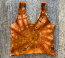 Load image into Gallery viewer, Small Handmade Reversible Crop Top
