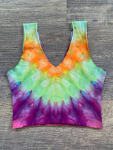 Load image into Gallery viewer, Medium Handmade Reversible Crop Top
