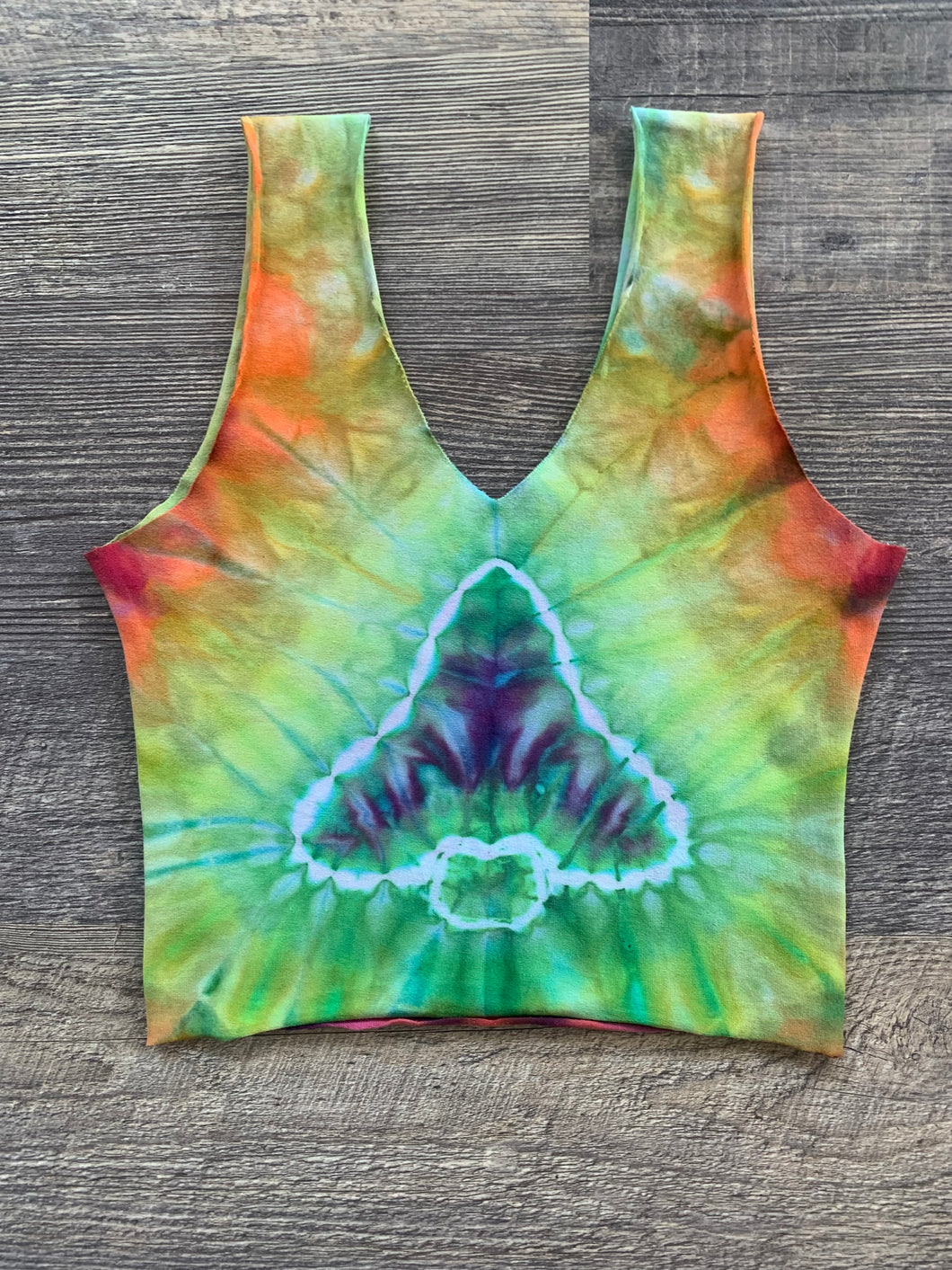 Small Handmade Reversible Crop Top