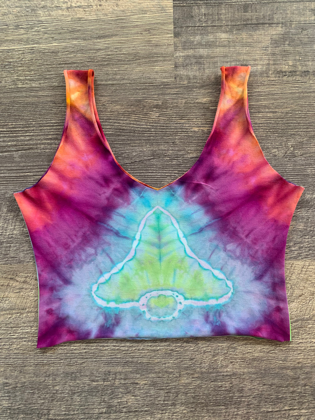 XL Handmade Reversible Crop Top